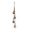 Hello Honey® 12" Antique Brass Finish Hanging Metal Jingle Bells